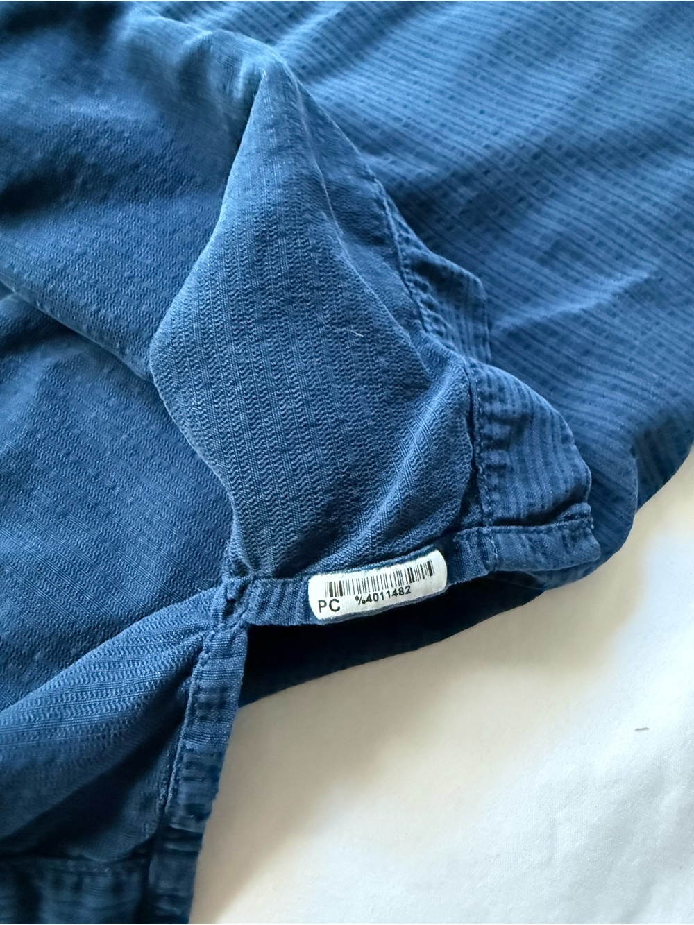 Tommy Bahama Blue silk Textured Casual Button-Down Shirt men’s xl - Picture 9 of 12